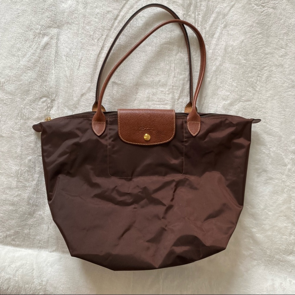 Longchamp Le Pilage Tote Bag, Brown